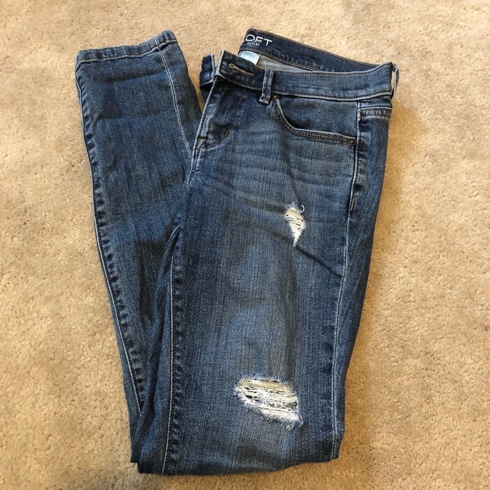 Loft outlet modern skinny jeans